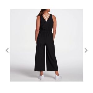 Calia wide leg overlap jumpsuit